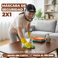 Máscara de seguridad 2x1  + ENVÍO GRATIS!🔥