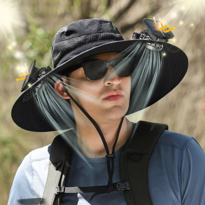 Sombrero + Doble ventilación solar + ENVÍO GRATIS!🔥